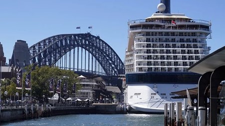 Cruise ship at Sydney Passenger Terminal