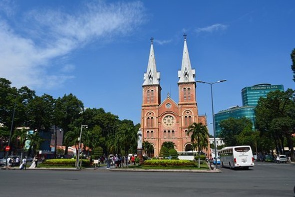 Notre-Dame Cathedral Basilica of Saigon.