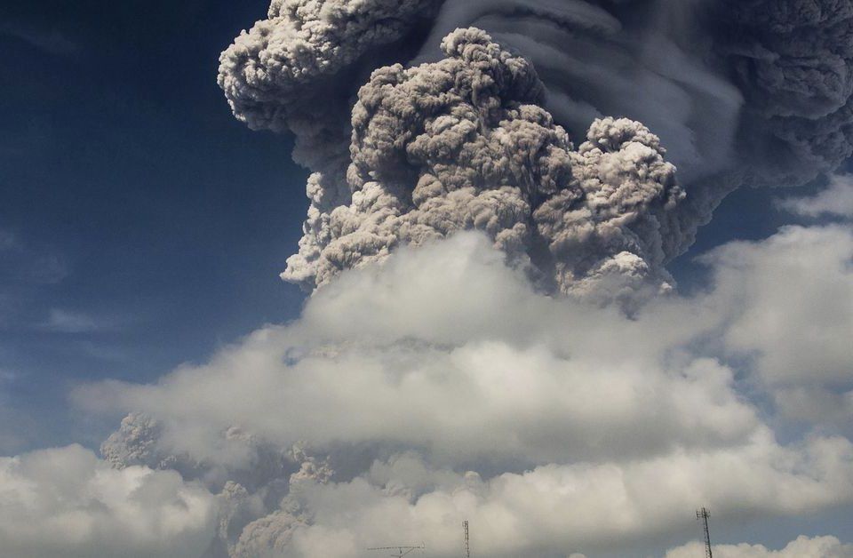 Volcanic Explosion Ash