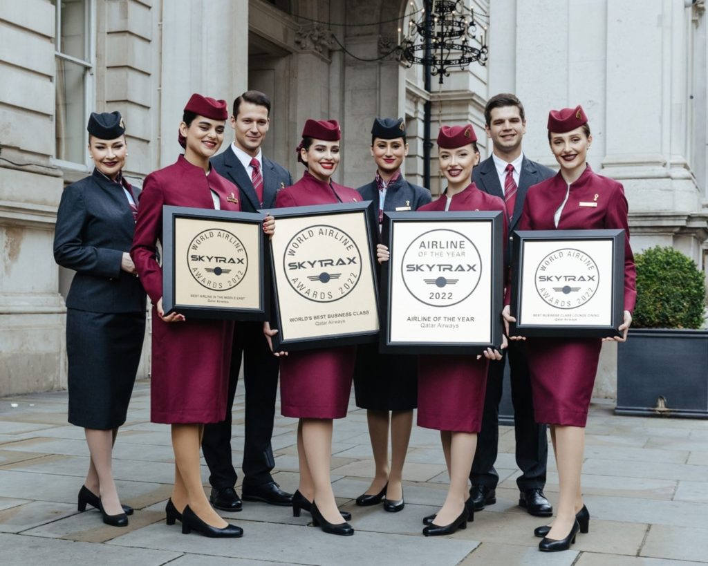 Qatar Airways Wins the “Airline of the Year” Award by Skytrax