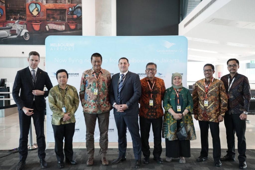 Garuda Indonesia Celebrates Resuming Flights To Melbourne