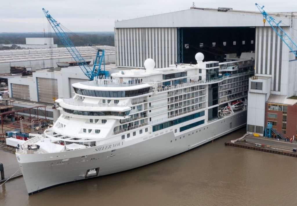 Silversea Float Out Ultra-Luxury Ship Silver Nova