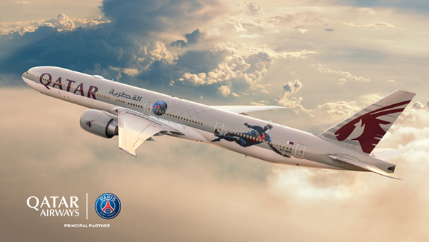Qatar Airways Starts the Football Season With Paris Saint-Germain-Branded Boeing 777s