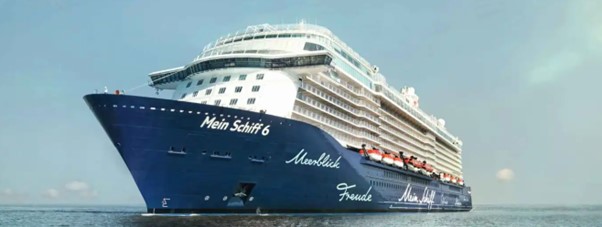 Holy water & Prosecco – TUI Cruises Mein Schiff Relax Floats Out