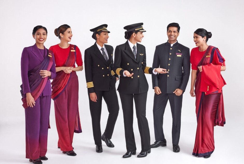 Air India Unveils New Uniform Designs  