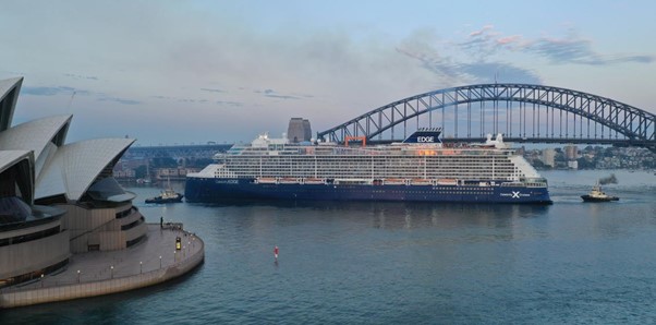 Celebrity Edge Sets Sail From Sydney on Her First Voyage of the Season
