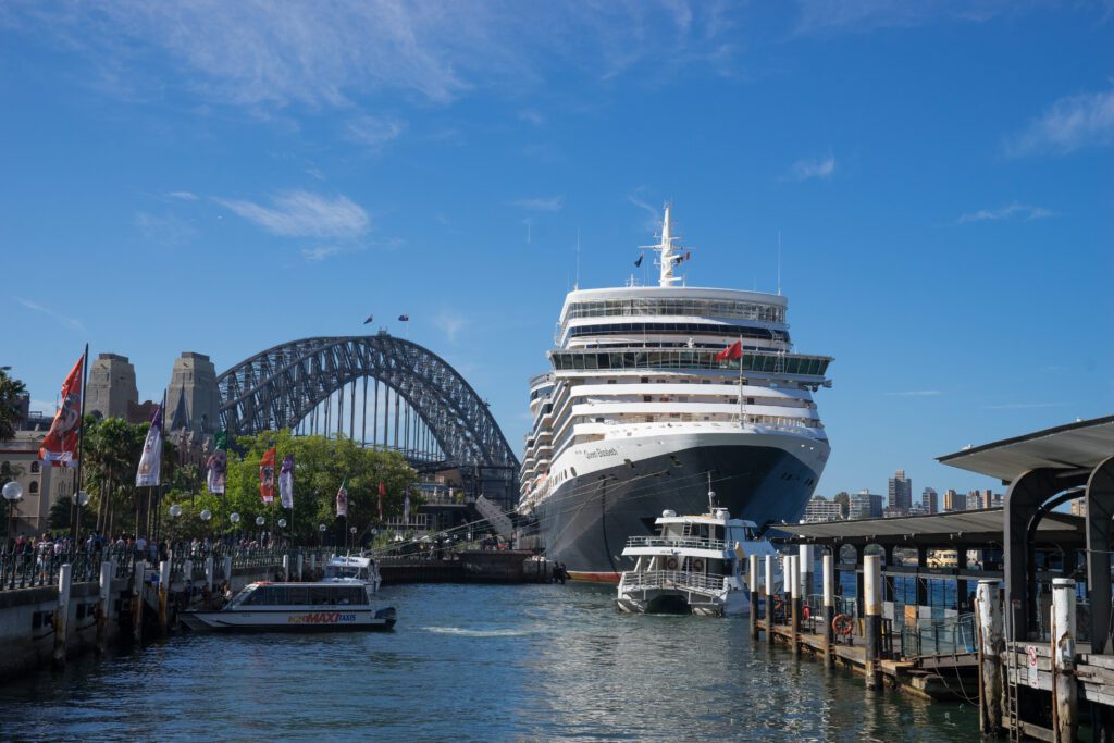 Cunard Queen Elizabeth Docks at Freemantle to Kick Off the Australian Season