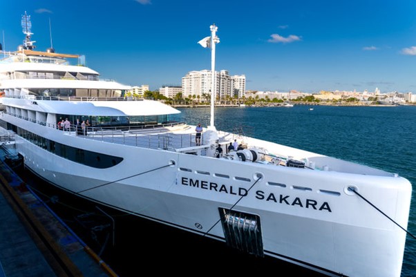 Emerald Cruises' New Emerald Sakara Christened in San Juan