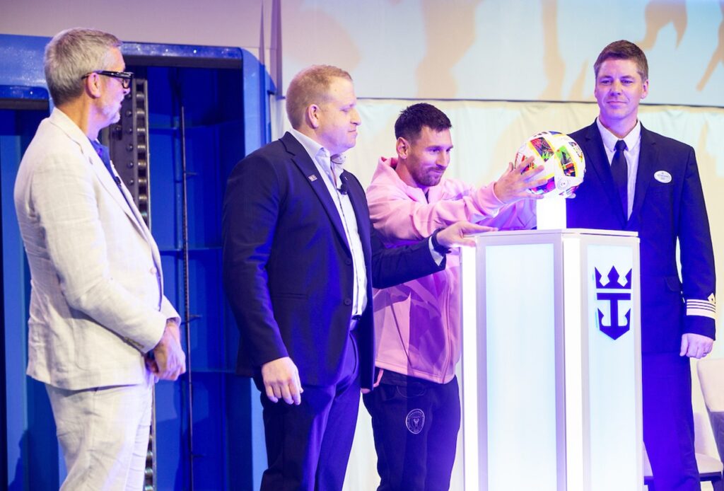 Icon of the Seas Christened in Miami by Football Star Lionel Messi