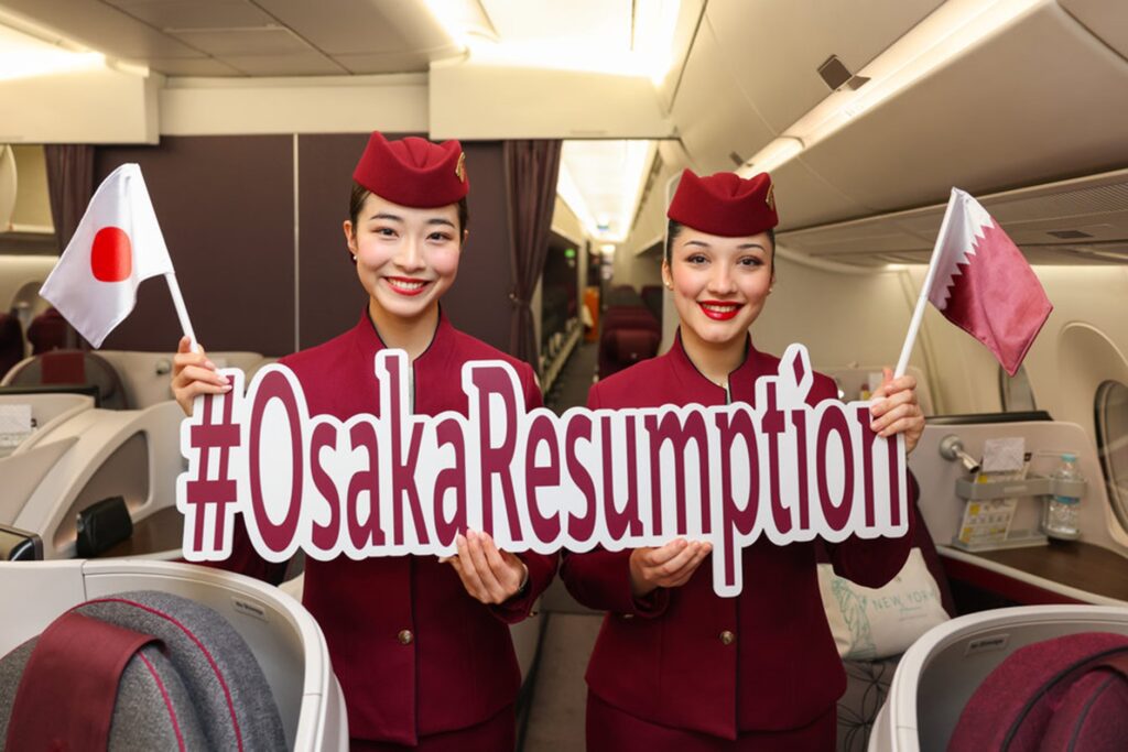 Qatar Airways Resumes Flights to Osaka
