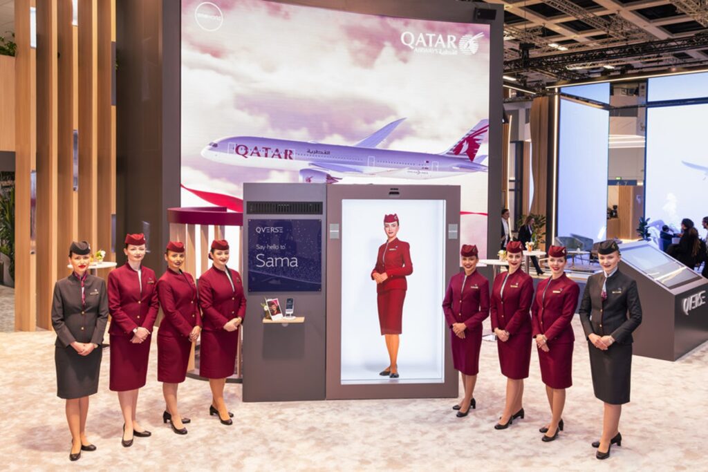 Qatar Airways Unveils First-Ever AI-Powered Virtual Cabin Crew