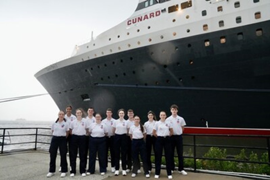 New York Welcomes the Eternal Flame Aboard Cunard’s Queen Mary 2