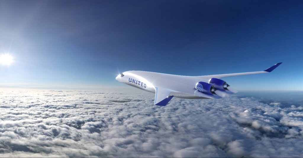 United Invests in Groundbreaking Blended Wing Aircraft Start-Up JetZero