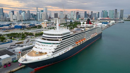 Cunard’s Dazzling Queen Elizabeth Makes Miami Debut, Kicking Off Sun-Soaked Luxury Caribbean Season