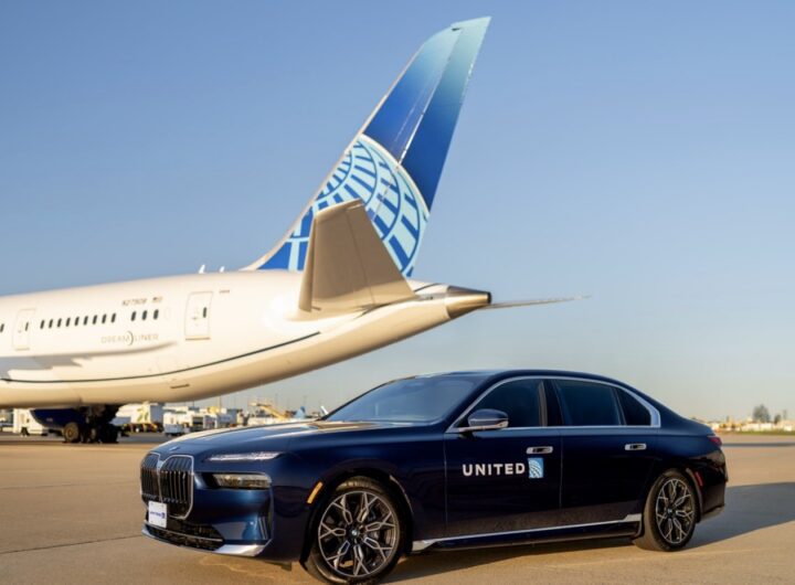 United Airlines Elevate Travel with BMW Free Luxury Tarmac Transfers