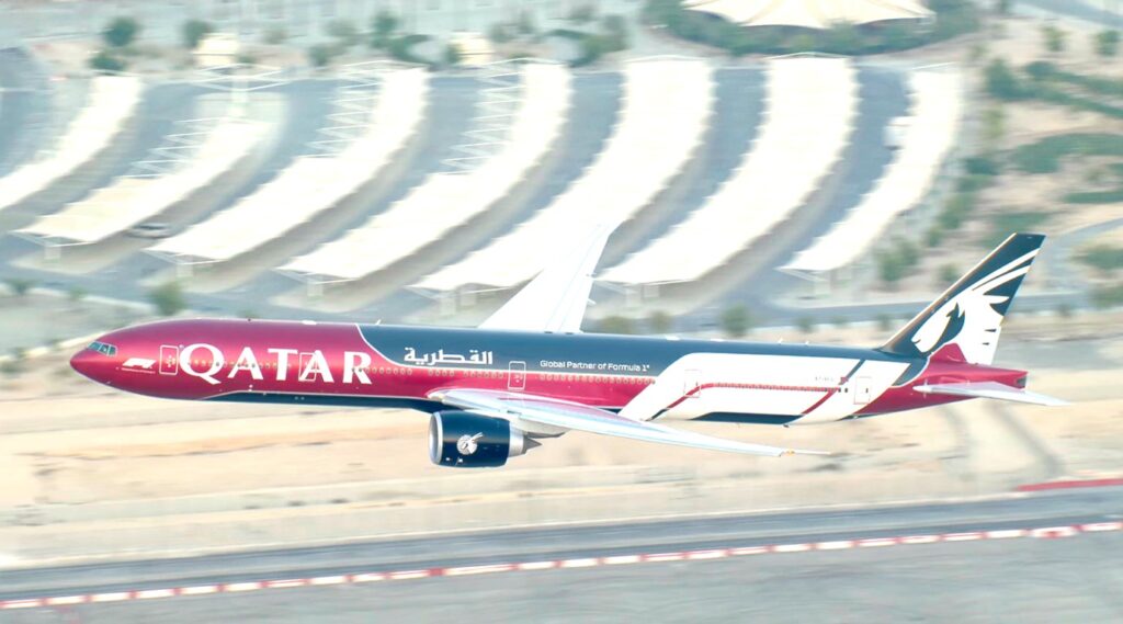 Qatar Airways’ New Formula 1 Livery Takes Off: Swizz Beatz–Designed Boeing 777 Tours the World After Qatar Grand Prix Debut