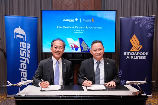 Malaysia Airlines and Singapore Airlines Elevate Regional Travel With Refined Joint Business Partnership