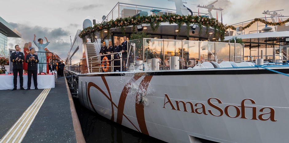 AmaWaterways Christens AmaSofia on the Rhine: New River Ship Debuts Fresh Branding and 2026 Itineraries
