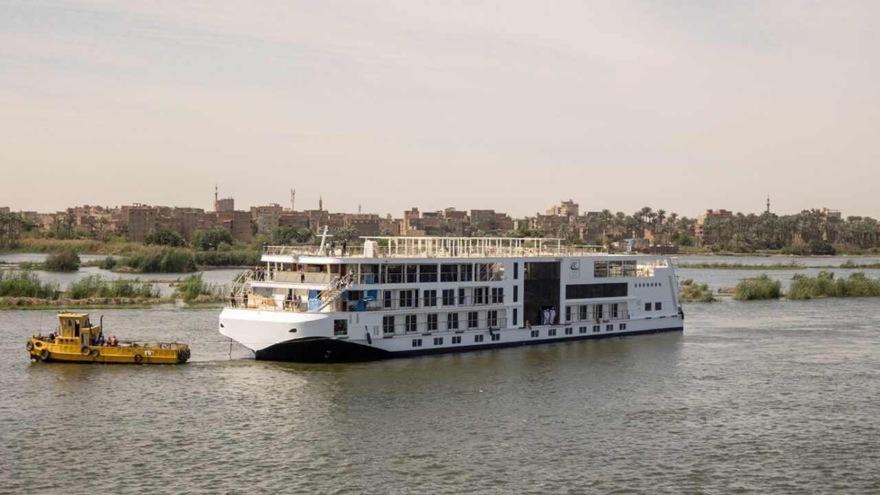 Viking Floats Out New Nile Ships Ptah and Sekhmet