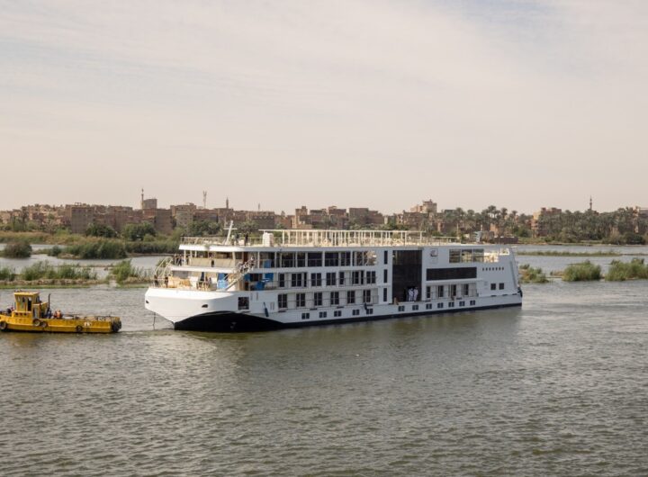 Viking Floats Out New Nile Ships Ptah and Sekhmet