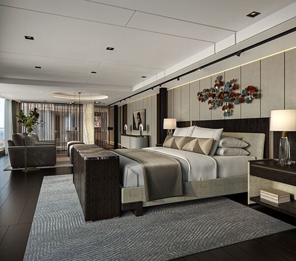 Flou Beds Elevate Sleep on Regent’s Seven Seas Prestige