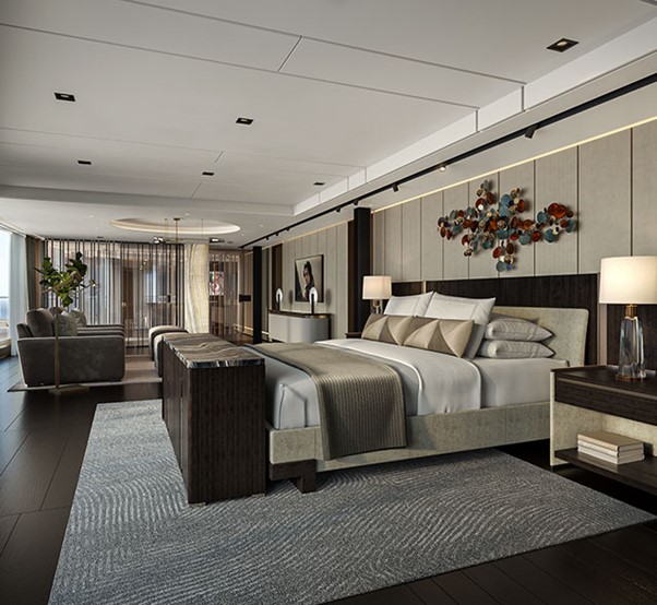 Flou Beds Elevate Sleep on Regent’s Seven Seas Prestige