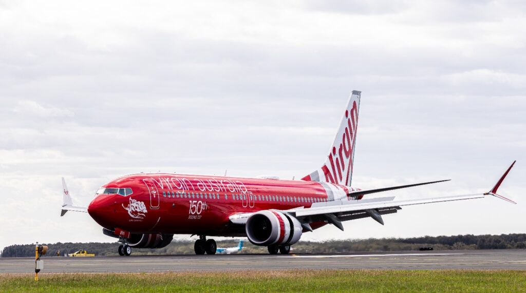 Virgin Australia Welcomes Milestone 150th Boeing 737