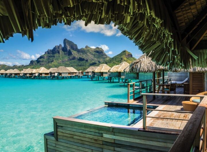Luxuriate in Four Seasons Bora Bora Overwater Plunge Pools