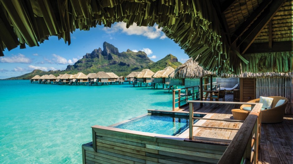 Luxuriate in Four Seasons Bora Bora Overwater Plunge Pools